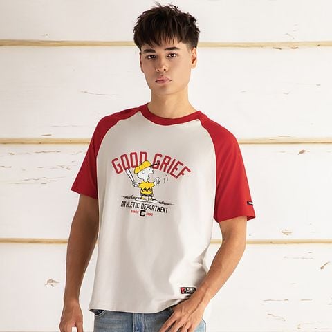 Áo Thun Nam Raglan ICONDENIM Peanuts Good Grief
