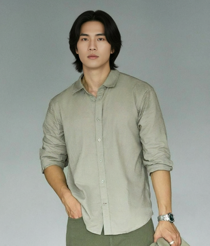 Áo Sơ Mi Nam Tay Dài ICONDENIM Coastal Breeze Linen
