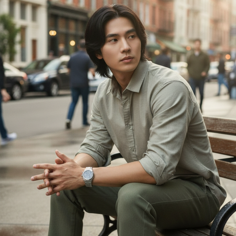 Áo Sơ Mi Nam Tay Dài ICONDENIM Coastal Breeze Linen
