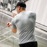 Áo Thun Nam RUNPOW Raglan Active Form Slim Fit