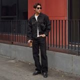 Áo Khoác Denim Nam ICONDENIM Dust Black Trucker