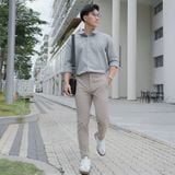 Áo Sơ Mi Nam Tay Dài ICONDENIM ID Embroidery Stripped Shirt