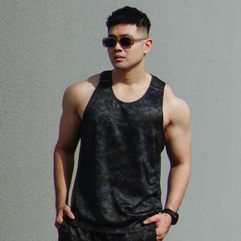 Áo Tanktop Nam RUNPOW In Camo
