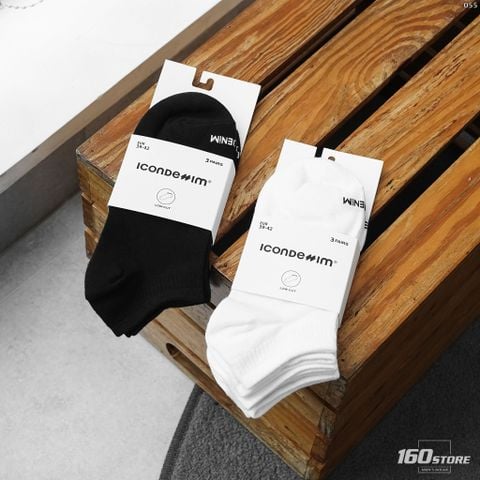 Combo 3 Vớ Low-Cut Nam ICONDENIM Silent Step