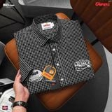 Áo Sơ Mi Nam Tay Ngắn ICONDENIM Garfield Preppy Paws Check Form Relaxed