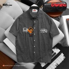 Áo Sơ Mi Nam Tay Ngắn ICONDENIM Garfield Preppy Paws Check Form Relaxed