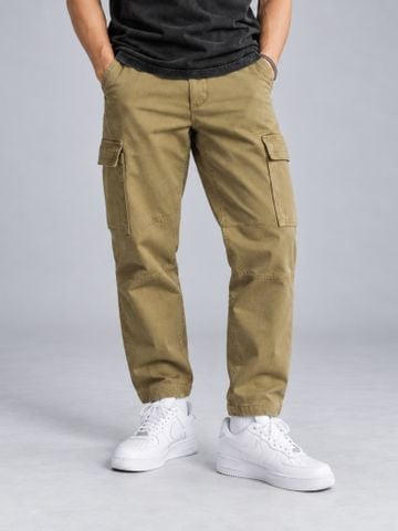 Quần Kaki Túi Hộp Nam ICONDENIM Warden Form Straight
