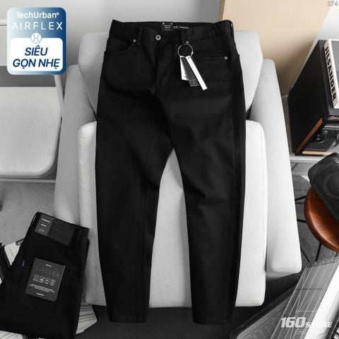 Quần Jeans Nam ICONDENIM Airflex Gọn Nhẹ Linh Hoạt Black