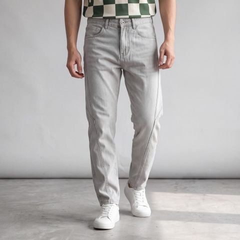 Quần Jeans Nam ICONDENIM Ash Grey Form Straight