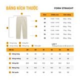 Quần Kaki Nam ICONDENIM Classic Fit Sideband Form Straight