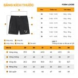 Quần Short Nam Denim Ống Suông Disney Industrial Form Loose