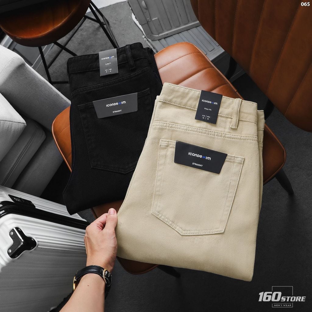 Quần Kaki Nam ICONDENIM 5-Pocket Form Straight
