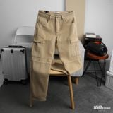 Quần Cargo Kaki Nam ICONDENIM Washed