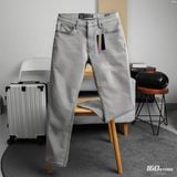 Quần Jeans Nam ICONDENIM Airflex Gọn Nhẹ Linh Hoạt Light Grey