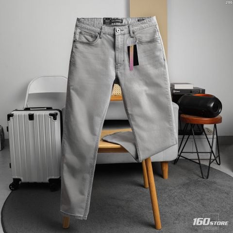 Quần Jeans Nam ICONDENIM Airflex Gọn Nhẹ Linh Hoạt Light Grey