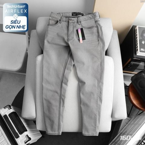 Quần Jeans Nam ICONDENIM Airflex Gọn Nhẹ Linh Hoạt Light Grey