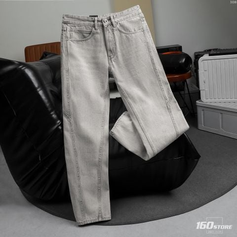 Quần Jeans Nam ICONDENIM Ash Grey Form Straight