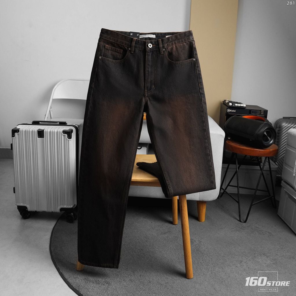 Quần Jeans Nam ICONDENIM Vintage Brown