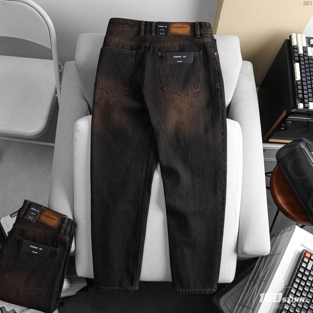 Quần Jeans Nam ICONDENIM Vintage Brown