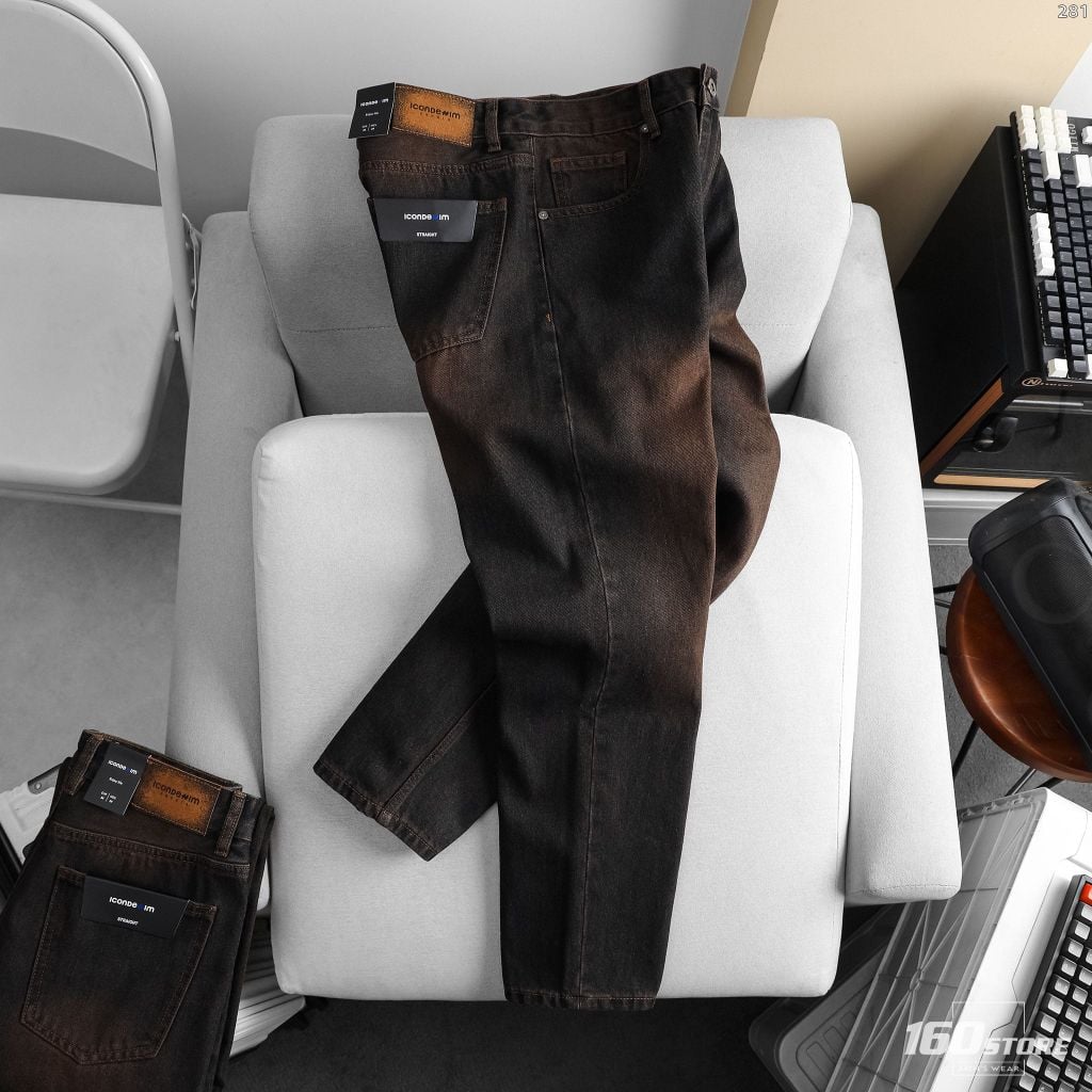Quần Jeans Nam ICONDENIM Vintage Brown