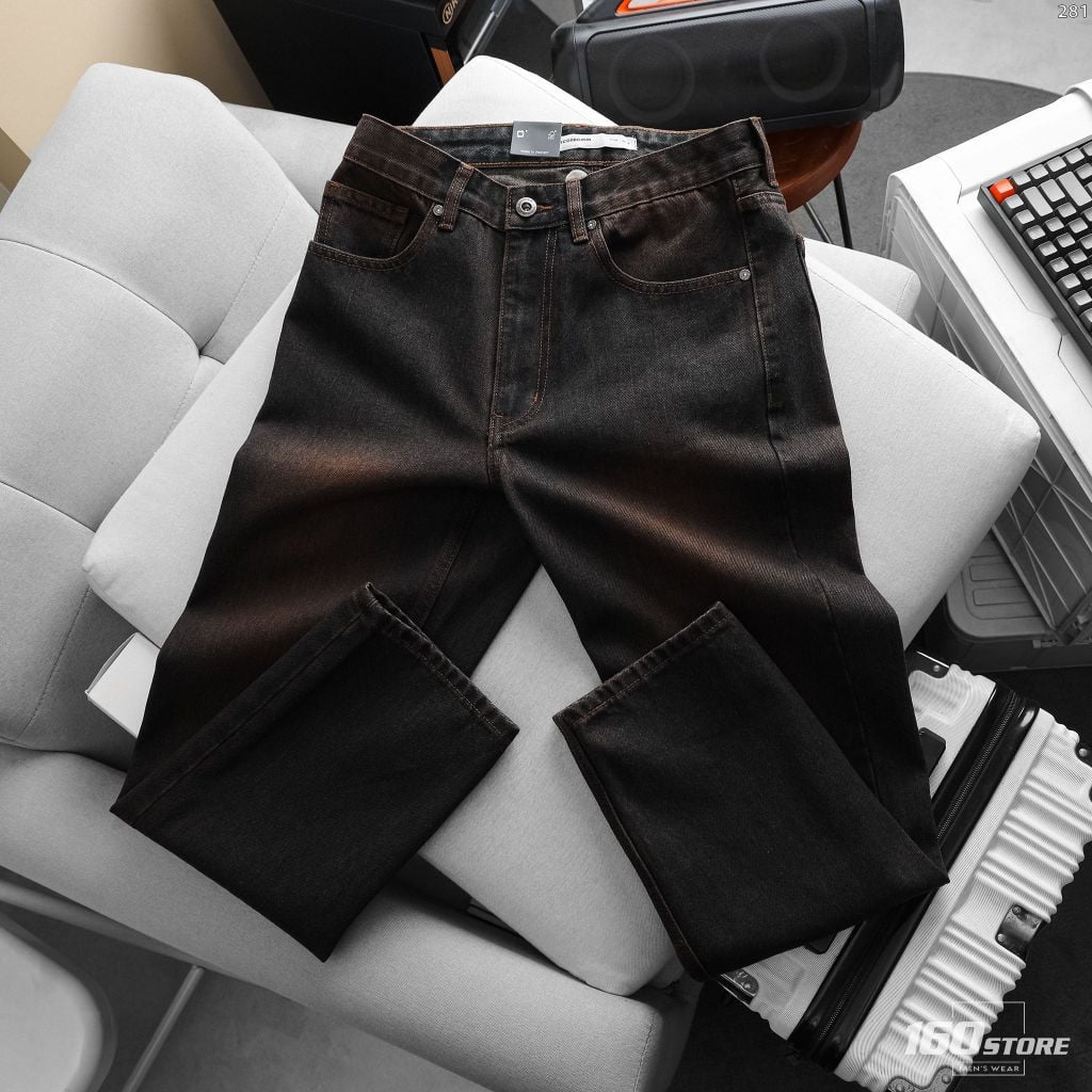 Quần Jeans Nam ICONDENIM Vintage Brown
