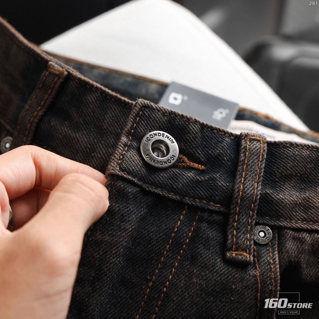 Quần Jeans Nam ICONDENIM Vintage Brown