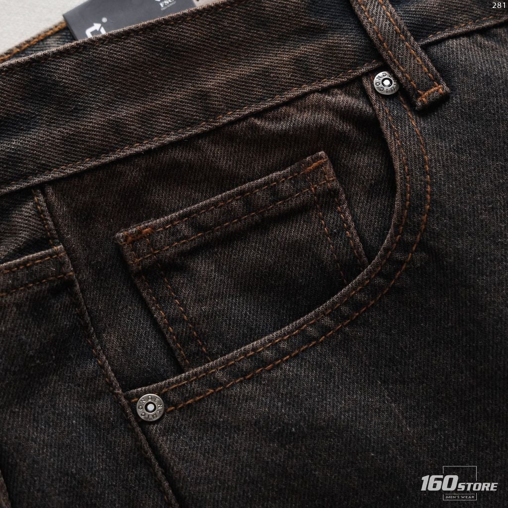 Quần Jeans Nam ICONDENIM Vintage Brown