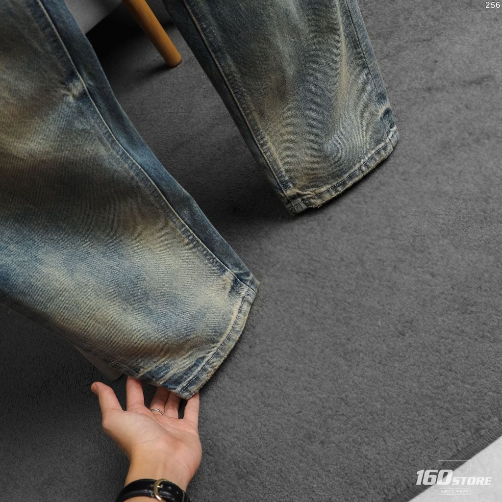 Quần Jeans Nam ICONDENIM Vintage Washed Blue Baggy