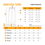 Quần Dài Kaki Nam ICONDENIM Wanderlust Form Straight