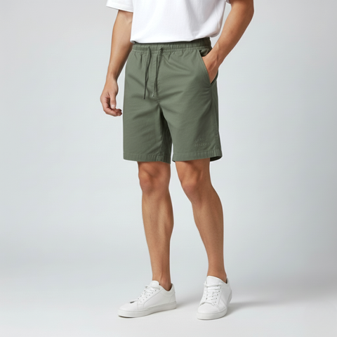 Quần Short Kaki Nam ICONDENIM Garment Dye