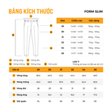 Quần Tây Nam ICONDENIM Urban Gridline