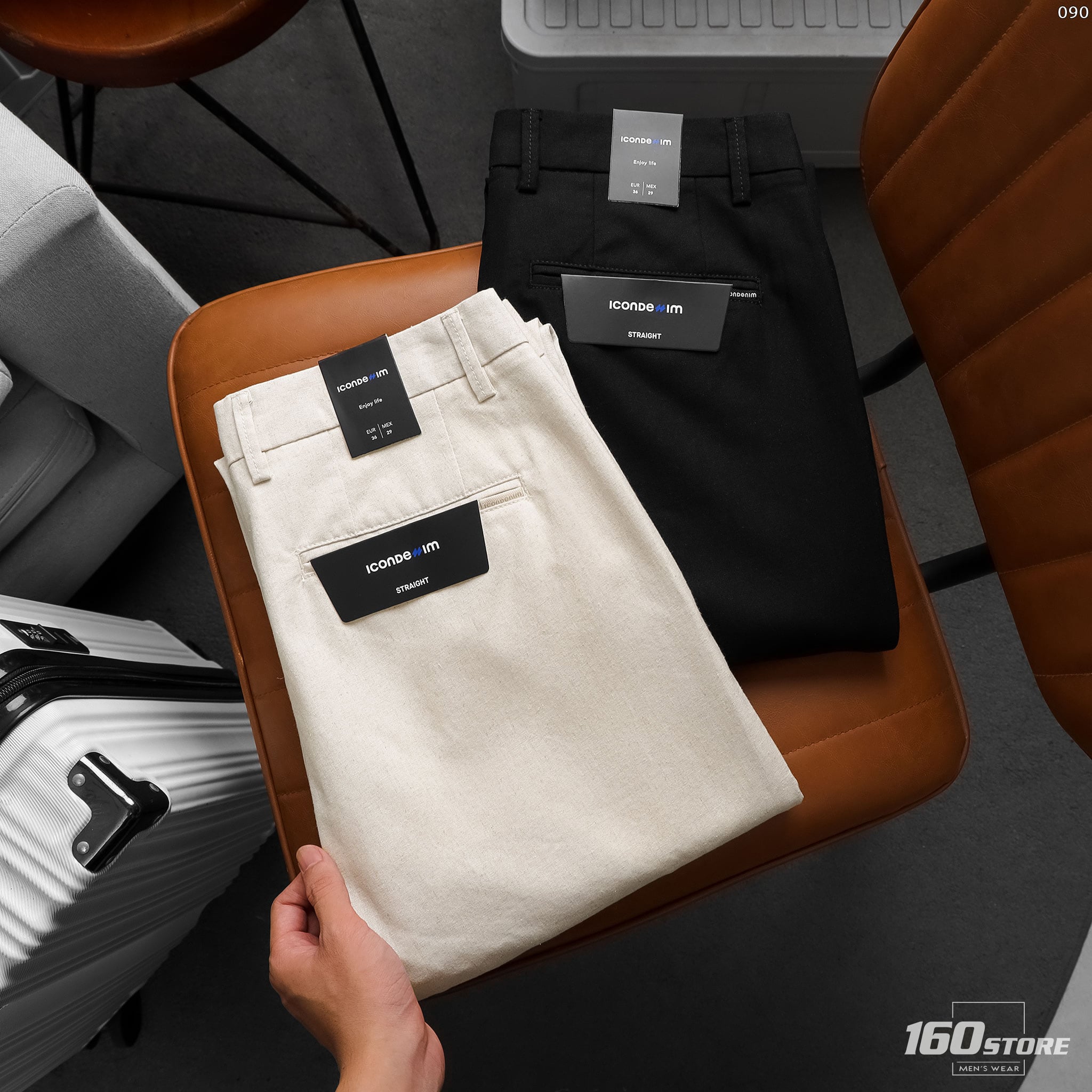 Quần Tây Nam Linen ICONDENIM Zervan Form Straight