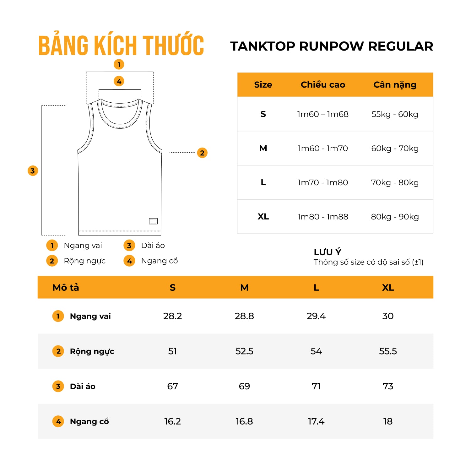 Áo Tanktop Nam RUNPOW Movefree
