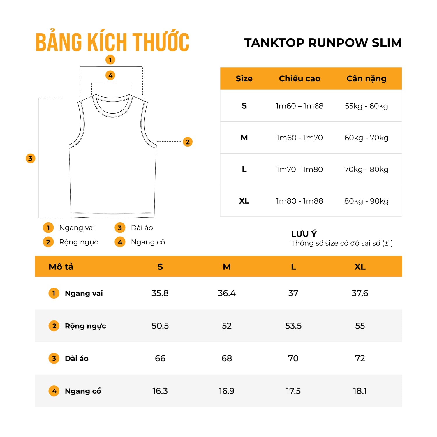 Áo Tanktop Nam RUNPOW Pro Swift