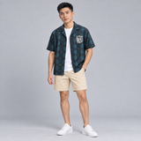 Áo Sơ Mi Nam Cuban Tay Ngắn ICONDENIM Donald Emblem Form Relaxed