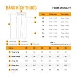 Quần Tây Nam ICONDENIM City Straight