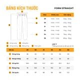 Quần Tây Nam ICONDENIM Obscure Form Straight