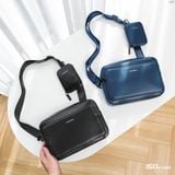 Túi Đeo Chéo Nam ICONDENIM PU Multi-Pocket