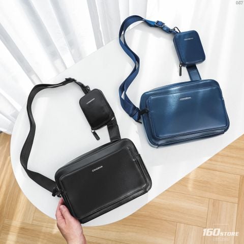 Túi Đeo Chéo Nam ICONDENIM PU Multi-Pocket