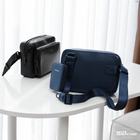 Túi Đeo Chéo Nam ICONDENIM PU Multi-Pocket