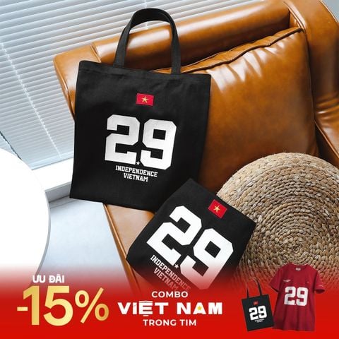 Túi Tote Denim Nam ICONDENIM VIỆT NAM TRONG TIM