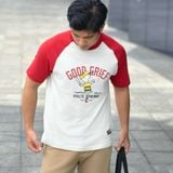 Áo Thun Nam Raglan Peanuts Good Grief