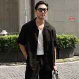 Áo Sơ mi Cuban Nam ICONDENIM Natural Voyager