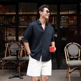 Áo Sơ Mi Nam Tay Dài ICONDENIM Coastal Breeze Linen