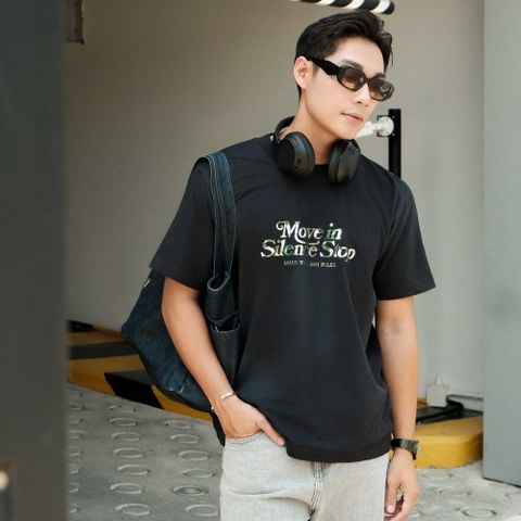 Áo Thun Nam Tay Ngắn ICONDENIM Silence
