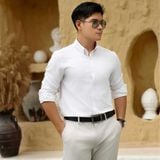 Áo Sơ Mi Nam Tay Dài ICONDENIM Elegant Stripe Harmony