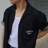 Áo Sơ Mi Nam Denim Cuban ICONDENIM ICD EST.19