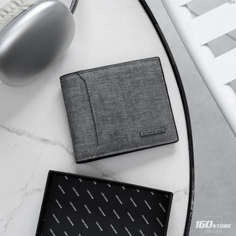 Ví Da Nam ICONDENIM Urban Stitch Bifold