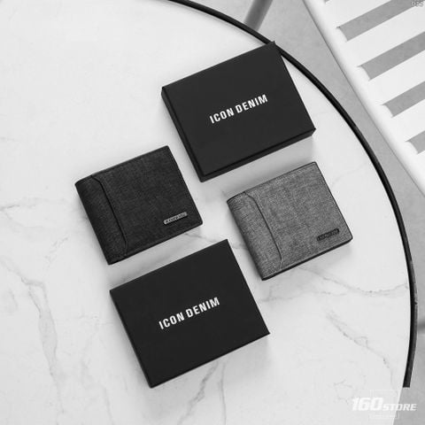 Ví Da Nam ICONDENIM Urban Stitch Bifold