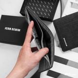 Ví Da Nam ICONDENIM Urban Stitch Bifold